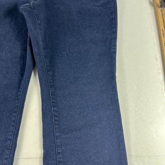 Not Your Daughters Jeans Women's 36x29* Marilyn Straight Dark Blue Denim Tag 16P - Picture 3 of 16